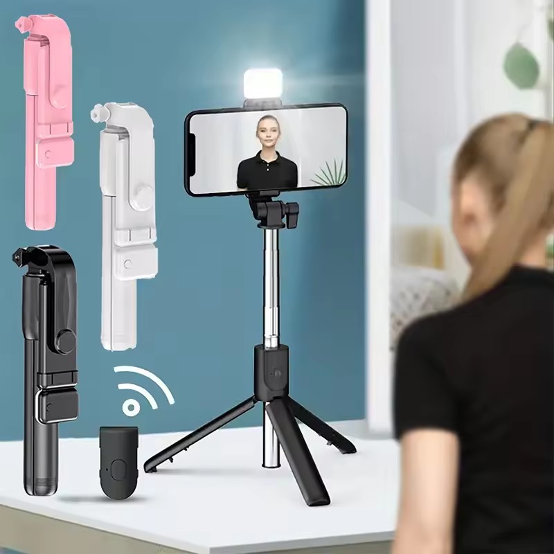 Photography Basics - Kablosuz Bluetooth Selfie Çubuğu Tripod, Uzaktan