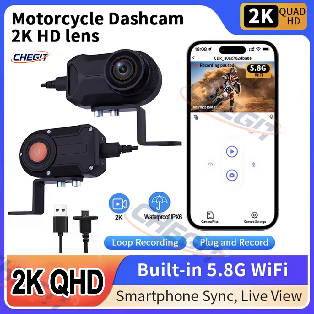 Motosiklet DVR 2K HD WiFi Su G - Photographic Memory incelemesi ve fiyatı