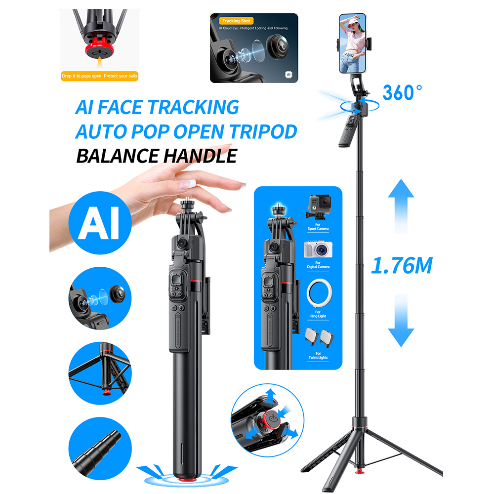 AI Gimbal Tripod Atlama Selfie - Photography Basics incelemesi ve fiyatı