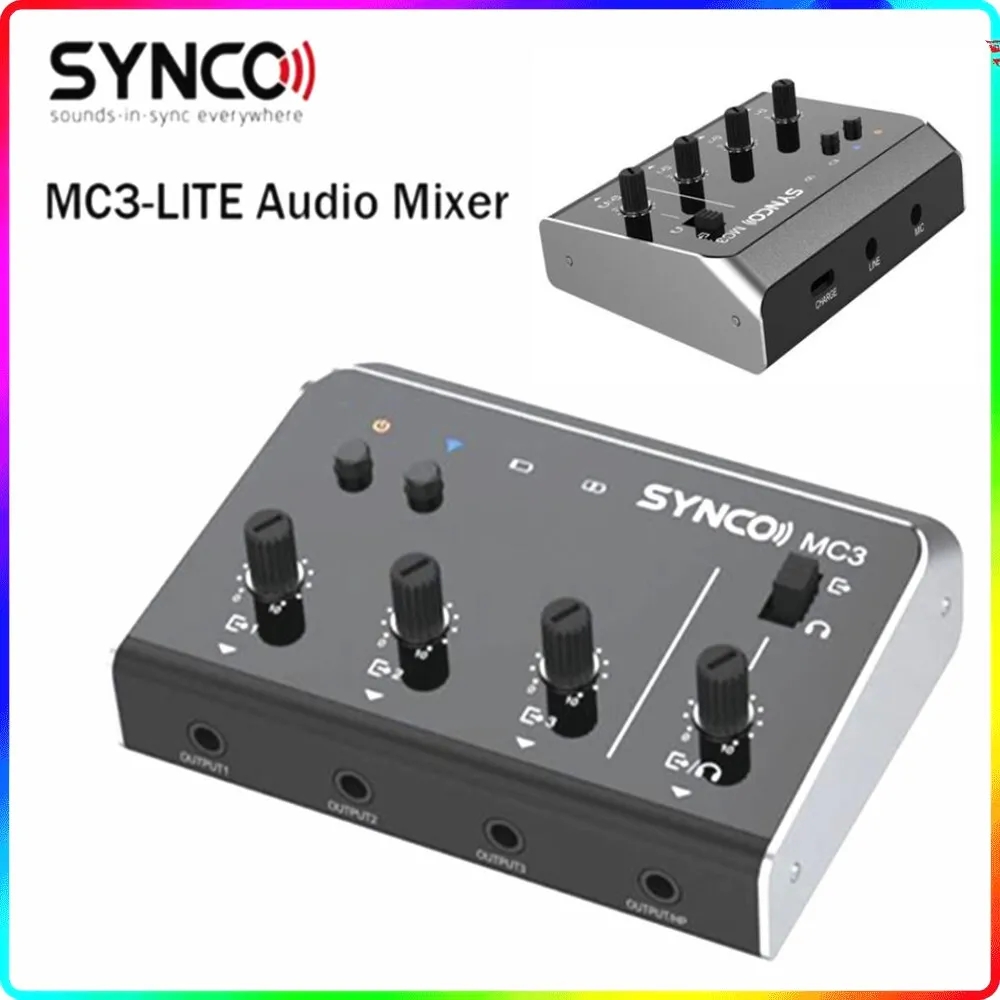Synco MC3 Lite Ses Mikseri 4 K - Photography Videos Free incelemesi ve fiyatı