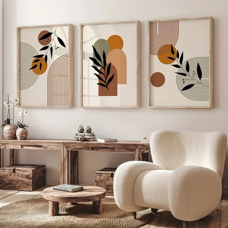 3 adet Bohem tarzı Bitki Geome - Photography Geometry incelemesi ve fiyatı