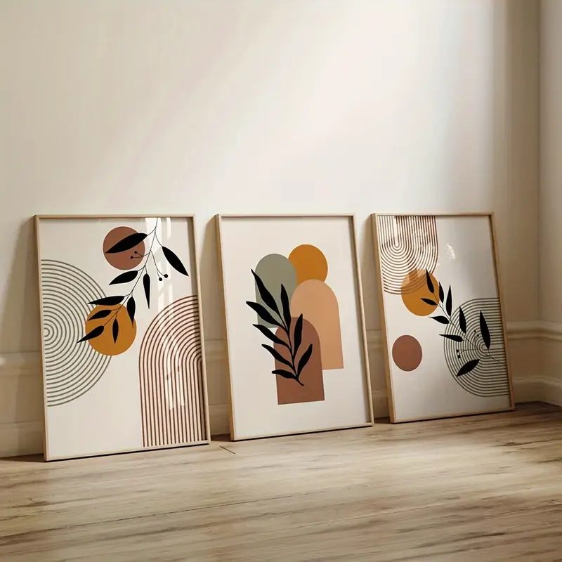 3 adet Bohem tarzı Bitki Geome - Photography Geometry incelemesi ve fiyatı